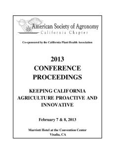 2013 CONFERENCE PROCEEDINGS