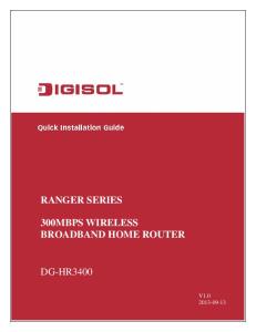 300MBPS WIRELESS BROADBAND HOME ROUTER