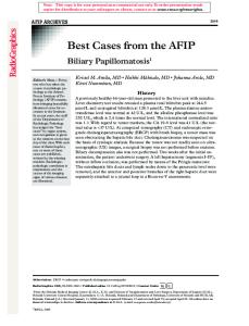 Best Cases from the AFIP
