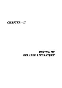 CHAPTER II REVIEW OF RELATED LITERATURE