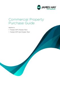Commercial Property Purchase Guide. Applies to: Modular isipp (Modular iplan) Modular isipp (pre-modular iplan)
