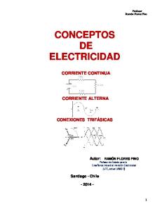 CONCEPTOS DE ELECTRICIDAD