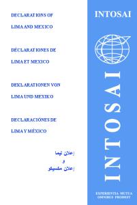 DeclarationS of. Lima and Mexico