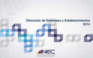 Directorio de Empresas y Establecimientos 2014