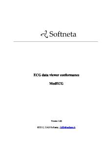 ECG data viewer conformance