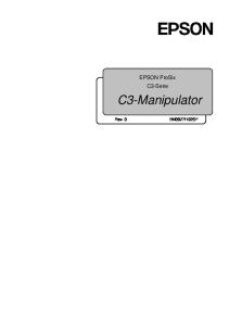 EPSON ProSix C3-Serie. C3-Manipulator