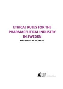 ETHICAL RULES FOR THE PHARMACEUTICAL INDUSTRY IN SWEDEN