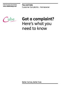 Got a complaint? Here s what you need to know