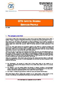 GTS-INFOTEL NIGERIA SERVICES PROFILE