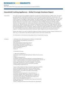 Household Cooking Appliances - Global Strategic Business Report