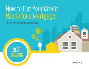 How to Get Your Credit Ready for a Mortgage