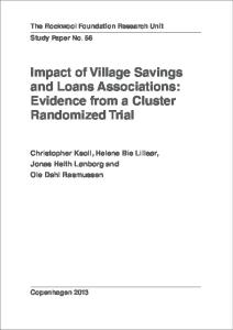 Impact of Village Savings and Loans Associations: Evidence from a Cluster Randomized Trial