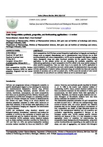 Indian Journal of Pharmaceutical and Biological Research (IJPBR)