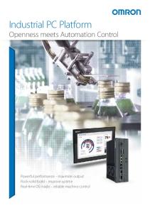 Industrial PC Platform Openness meets Automation Control