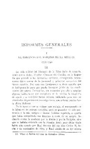INFORMES GENERALES. i LA EMBAJADA DEL MARQUES DE LA MINA (i). I736-I740