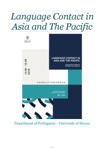 Language Contact in Asia and The Pacific