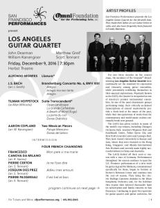 LOS ANGELES GUITAR QUARTET