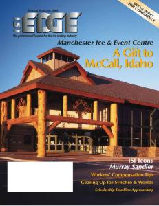 Manchester Ice & Event Centre A Gift to McCall, Idaho