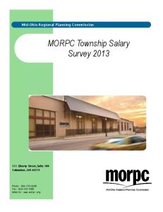 MORPC Township Salary Survey 2013