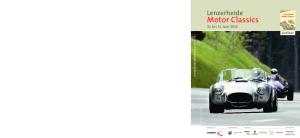 Motor Classics. Lenzerheide. 10. bis 12. Juni Lenzerheide Motor Classics Lenzerheide Motor Classics. Foto: zwischengas