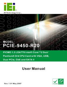 PCIE-9450 CPU Card. Page i