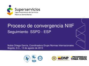 Proceso de convergencia NIIF