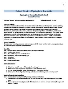 School District of Springfield Township