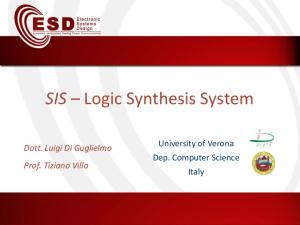 SIS Logic Synthesis System