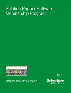 Solution Partner Software Membership Program
