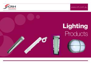 SOLUTIONS FOR TRADE Lighting Products