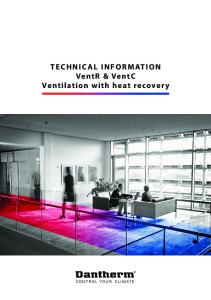 Technical Information. Ventilation with heat recovery