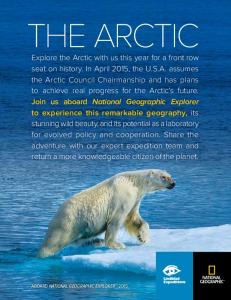 THE ARCTIC ABOARD NATIONAL GEOGRAPHIC EXPLORER 2015