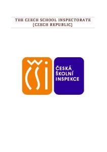 THE CZECH SCHOOL INSPECTORATE (CZECH REPUBLIC)