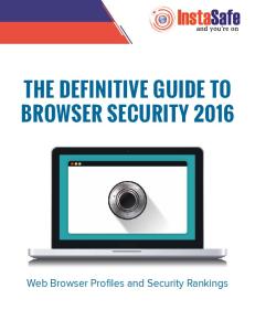 The Definitive Guide to Browser Security 2016