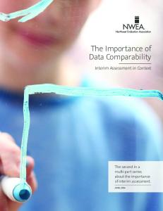 The Importance of Data Comparability