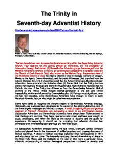 The Trinity in Seventh-day Adventist History
