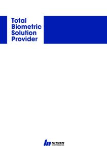 Total Biometric Solution Provider