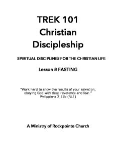 TREK 101 Christian Discipleship