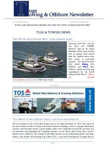 TUGS & TOWING NEWS. Advertisement