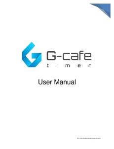 User Manual G-cafe Professional Garena 2015