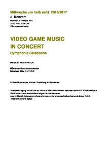 VIDEO GAME MUSIC IN CONCERT