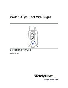 Welch Allyn Spot Vital Signs